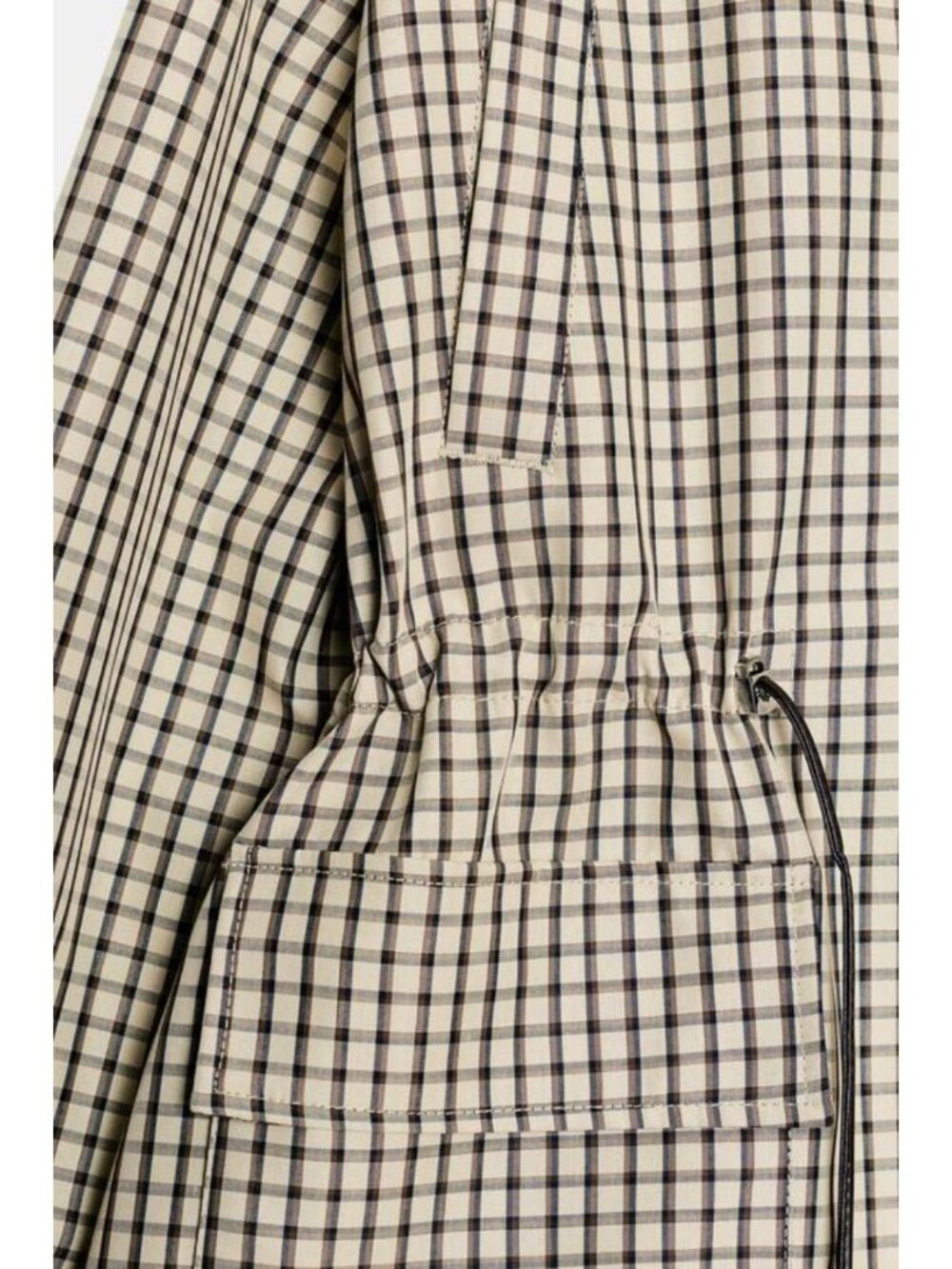 ZARA PLAID HIGH-NECK JACKET - Picture 14 of 14